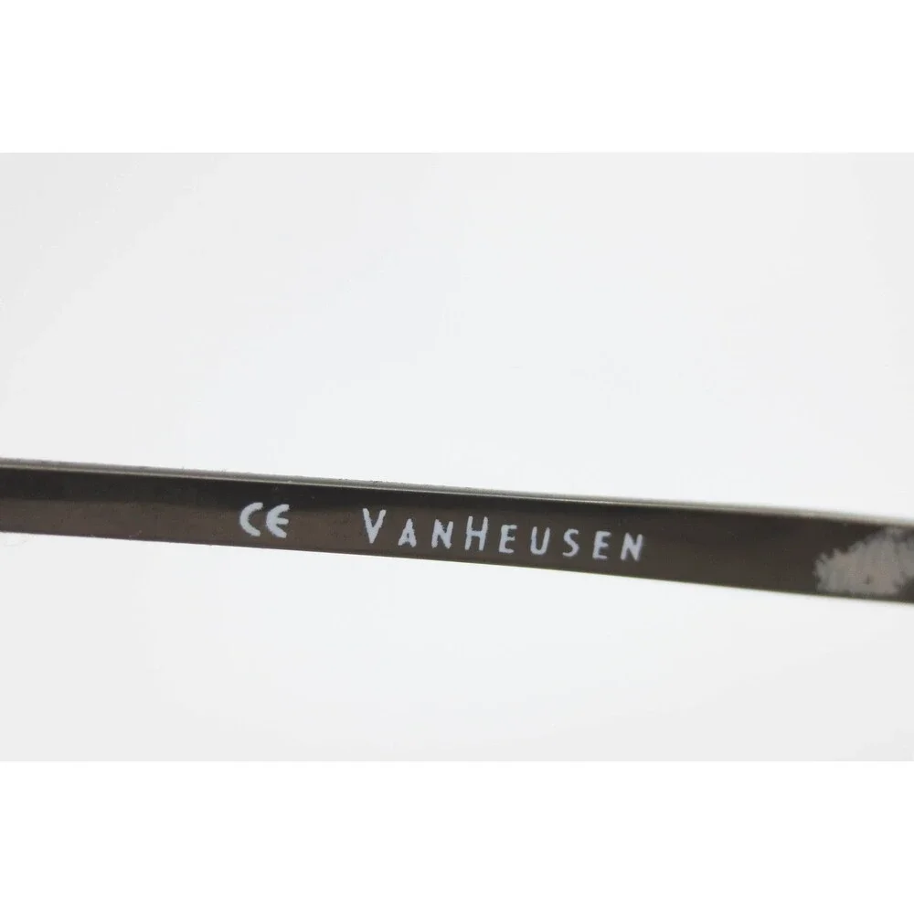 Van Heusen Bern Tan Metal Rectangular Eyeglass Frames 54-19-140 Mens Womens